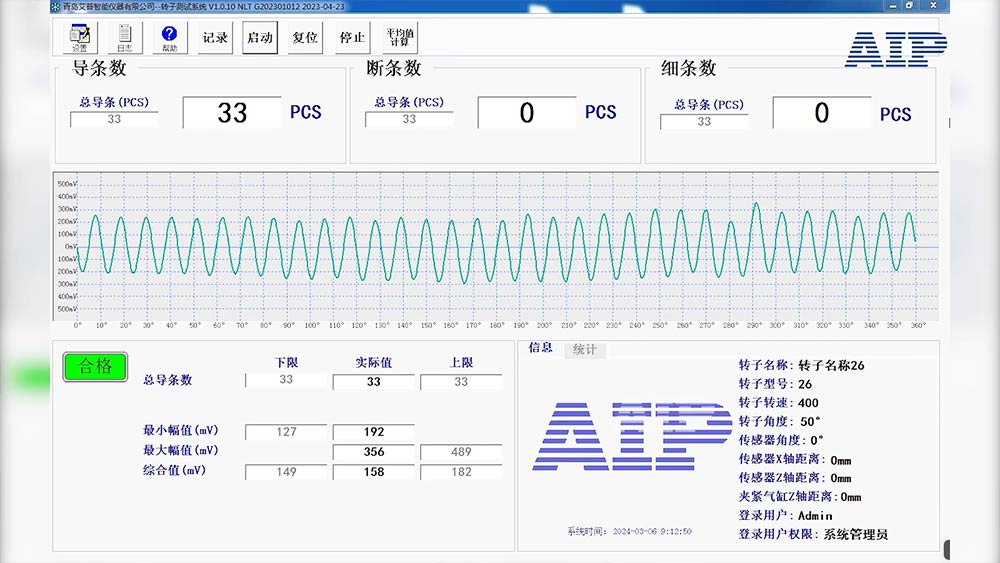 壓縮機電機鑄鋁轉(zhuǎn)子測試系統(tǒng)—AIP艾普 壓縮機電機鑄鋁轉(zhuǎn)子測試系統(tǒng)—AIP艾普